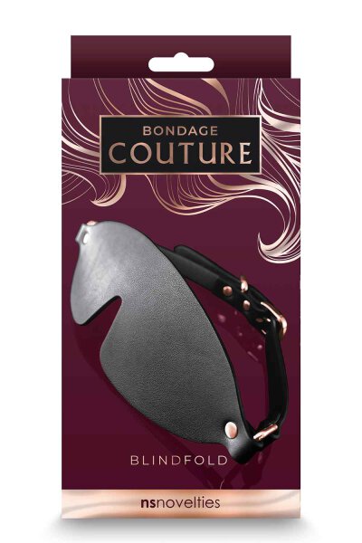 Bondage Couture Blind Fold Black