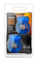 Stay Hard Vibrating Cock Rings 2 Pack