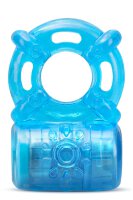 Stay Hard 5 Function Cock Ring Blue