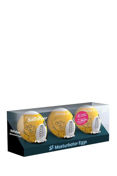 Satisfyer Masturbator Egg 3er Set Fierce
