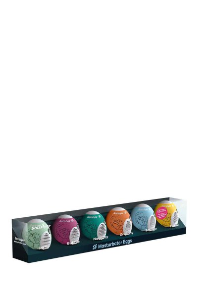 Satisfyer Masturbator Egg 6er Set Assorted