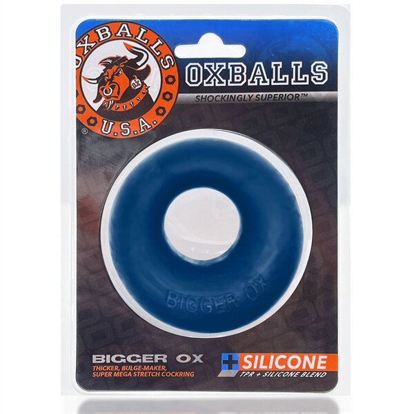 Oxballs BIGGER OX Cockring - Space Blue Ice