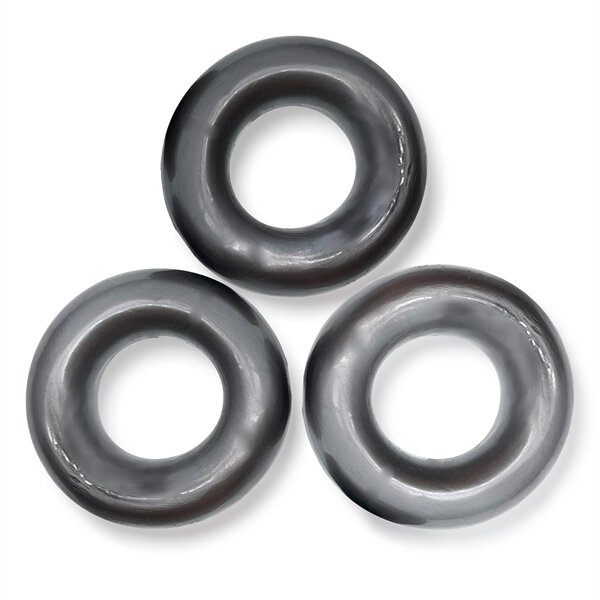 Oxballs FAT WILLY 3-pack Cockrings - Steel