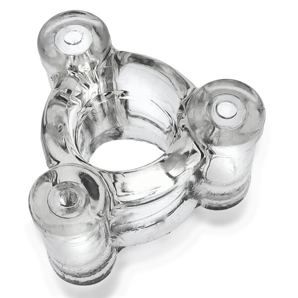 Oxballs HEAVY SQUEEZE Weighted Ballstretcher - Clear