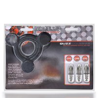 Oxballs BUZZ SQUEEZE Ballsack Intense Triple 360 Vibe-Black