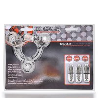 Oxballs BUZZ SQUEEZE Ballsack Intense Triple 360 Vibe-Clear