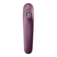 Satisfyer Dual Kiss Insertable Air Pulse Vibrator Wine Red