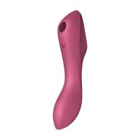 Satisfyer Curvy Trinity 3 Insertable Air Pulse Vibrator Red