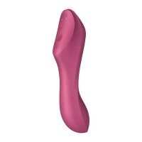 Satisfyer Curvy Trinity 3 Insertable Air Pulse Vibrator Red