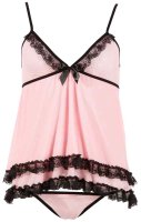 Babydoll rosa S - 2XL