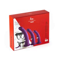 Harness with Purple Dildos Sizes S/M/L