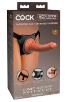 King Cock Elite 7" Comfy Silicone Body Dock Kit