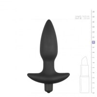 Black Vibrating Buttplug
