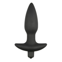 Black Vibrating Buttplug