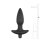 Black Vibrating Buttplug