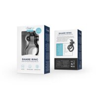 Share Ring Double Vibrating Cock Ring with Rabbit Ears
