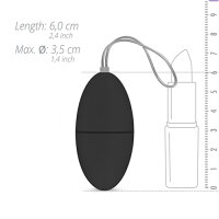 Easytoys Remote Control Vibrating Egg Black