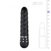 Mini Vibrator Twisted Black