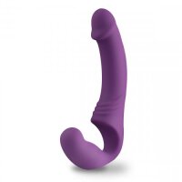 Strapless Strap-On Vibrator Purple