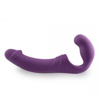 Strapless Strap-On Vibrator Purple