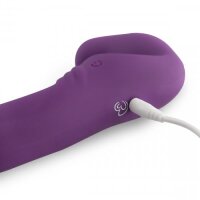 Strapless Strap-On Vibrator Purple