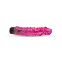 Jelly Supreme Realistic Vibrator Pink/Glitter