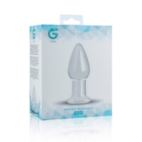 Clear Glass Buttplug