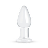 Clear Glass Buttplug