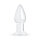 Clear Glass Buttplug