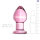 Pink Glass Buttplug