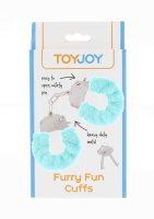 Furry Fun Cuffs Aqua