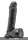 Dildo with Balls Black 18cm