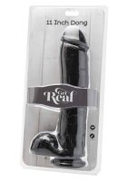 Dildo with Balls Black 28 cm