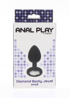 Diamond Booty Jewel Small Black 2,5 cm