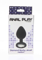 Diamond Booty Jewel Medium Black 3,5 cm