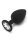 Diamond Booty Jewel Large Black 4 cm