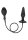 Large Silicone Inflatable Plug Black