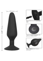 XL Silicone Inflatable Plug Black