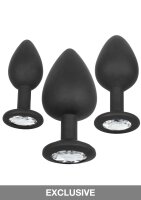 Silicone Gem Anal Kit Black