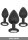 Silicone Gem Anal Kit Black