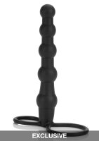 Silicone Beaded Double Rider Black