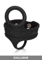 Silicone 3-Snap Ball Spreader Black