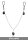 Nonpierce Nipple Chain Jewelry Black