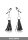 Playful Tassels Nipple Clamps Black
