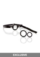 Open Ring Gag Black