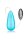 Waterproof Gyrating Bullet Blue
