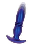 The Tough Thrusting Vibrating Plug Blue Metallic