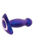 The Wild Magnetic Pulse Vibrating Plug Blue Metallic