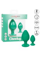 Cheeky Buttplug Set Green