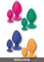 Cheeky Buttplug Set Green